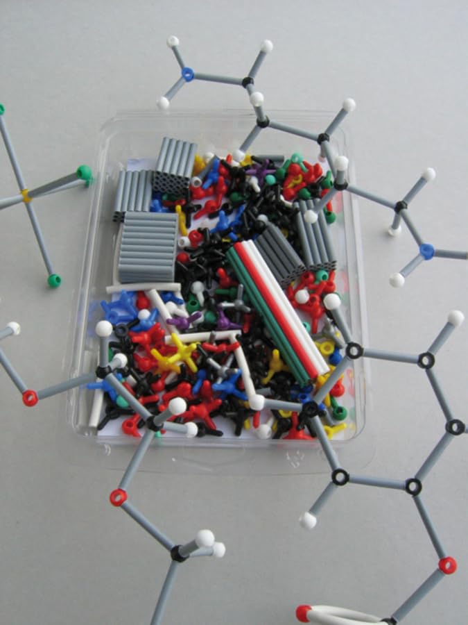 ORBIT Molekülbaukasten Chemie: Profi-Set mit 460 Teilen und farbigem Booklet Natural Sciences