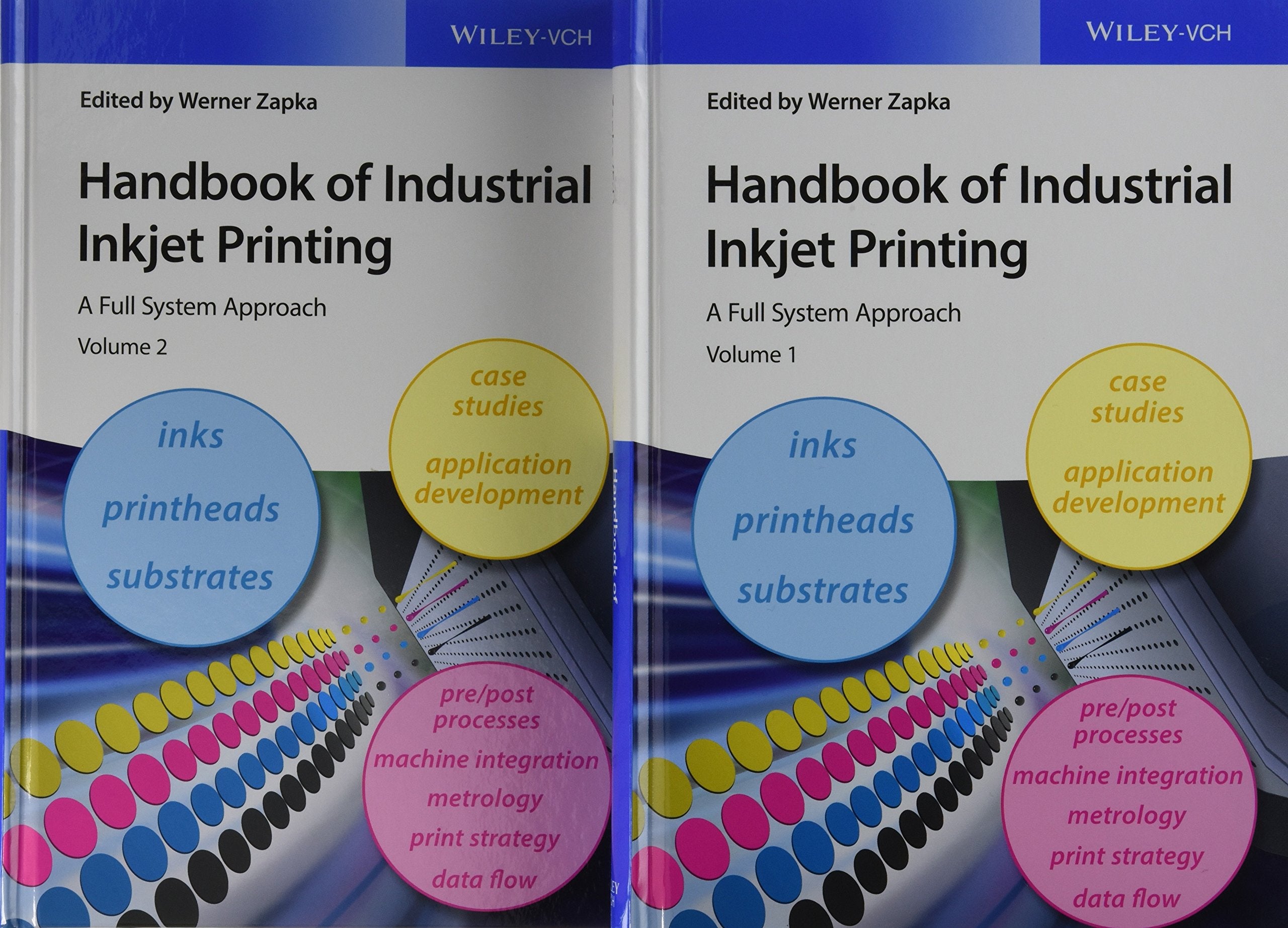 Handbook of Industrial Inkjet Printing: A Full System Approach Books