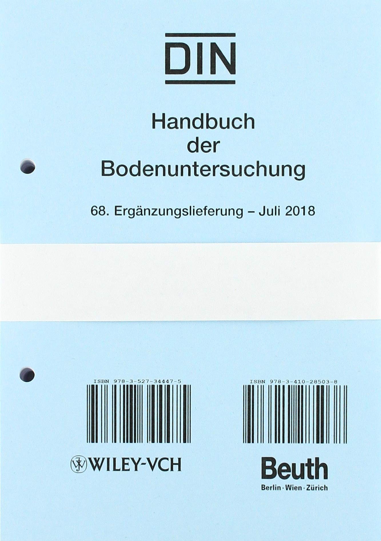 Handbuch der Bodenuntersuchung: 68. Ergänzungslieferung Mathematics