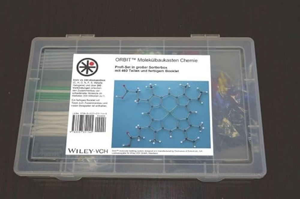ORBIT Molekülbaukasten Chemie: Profi-Set in extra großer Sortierbox Natural Sciences