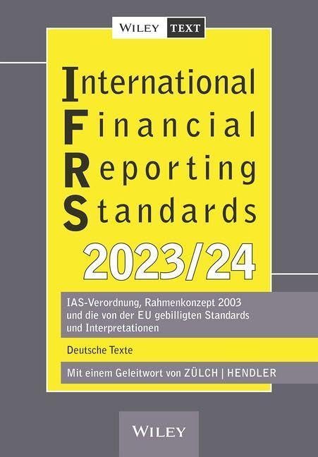 International Financial Reporting Standards (IFRS) 2023/2024 Law