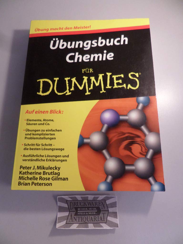 Übungsbuch Chemie für Dummies Leisure, Home & Garden