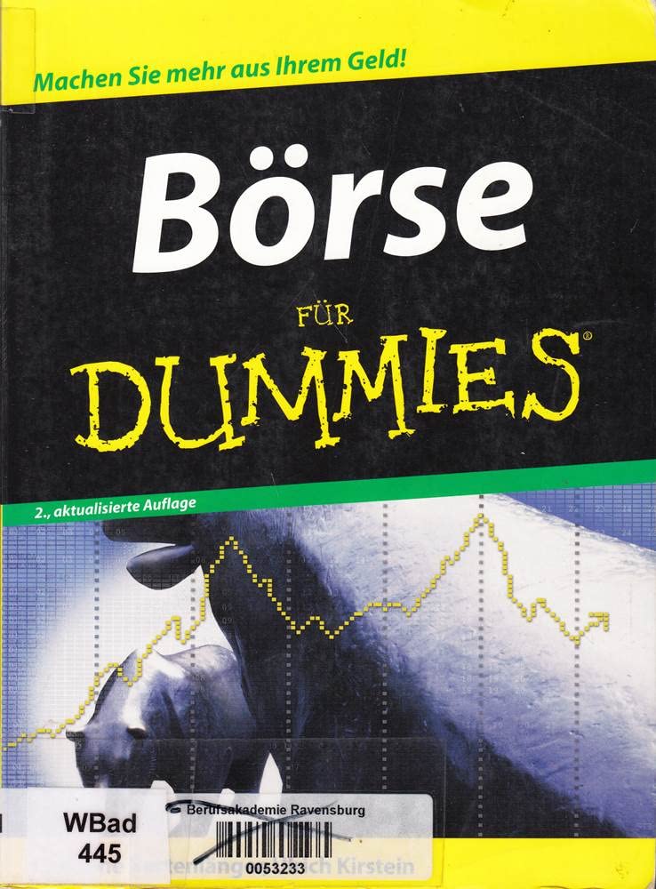 Börse für Dummies Business, Finance & Career