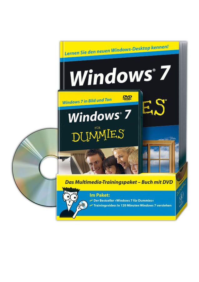 Windows 7 für Dummies, Buch m. DVD-ROM: Lernen Sie den neuen Windows-Desktop kennen! Das Multimedia-Trainingspaket. Trainingsvideo: In 120 Minuten Windows 7 verstehen Computer Science