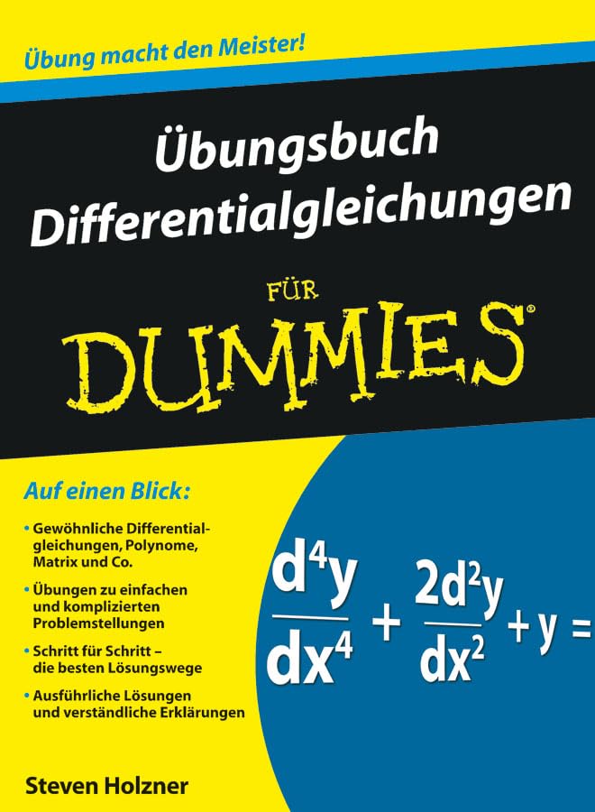 Übungsbuch Differentialgleichungen für Dummies: . Mathematics