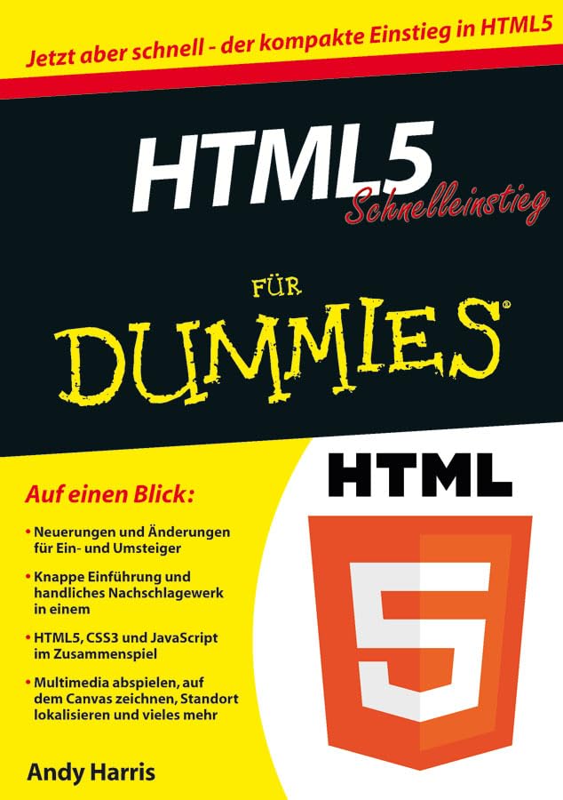 Product Image: HTML5 Schnelleinstieg für Dummies