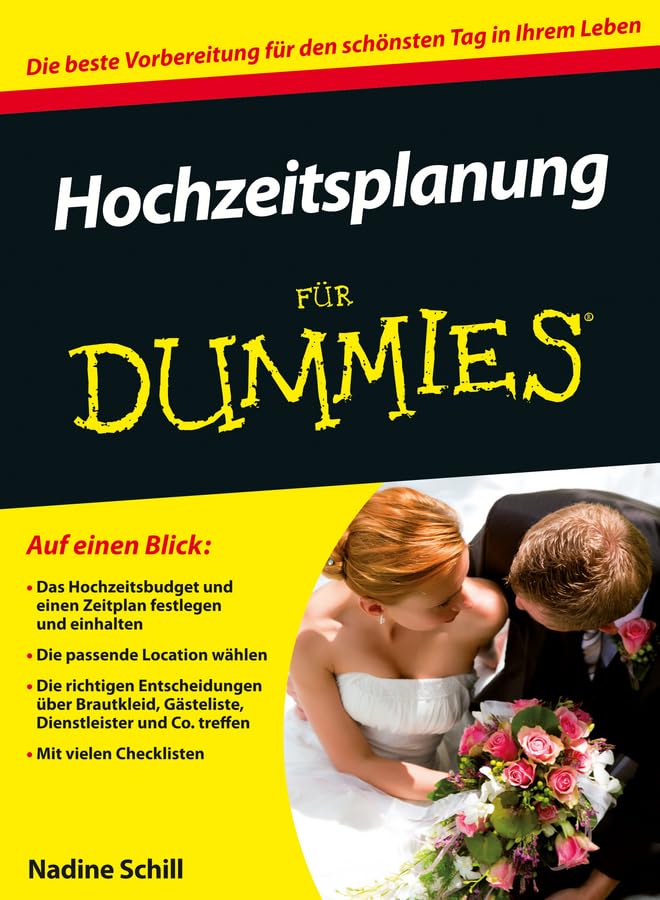 Hochzeitsplanung für Dummies Social Sciences