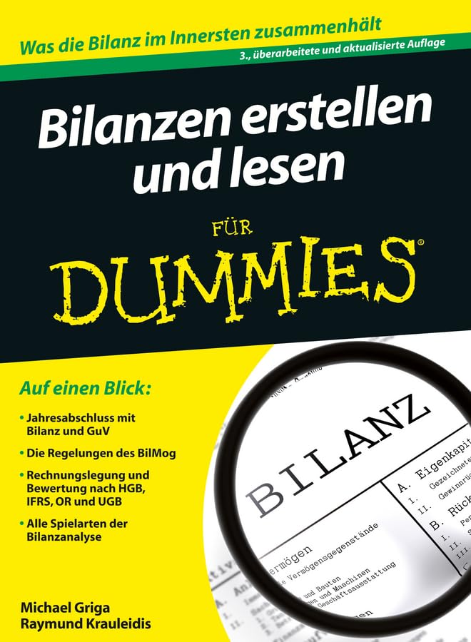 Bilanzen erstellen und lesen Für Dummies Business, Finance & Career