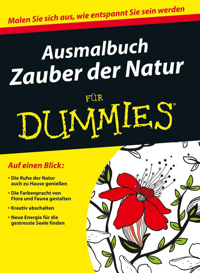 Ausmalbuch Zauber der Natur für Dummies Film, Art & Culture