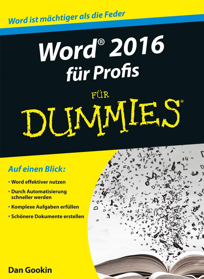 Word 2016 für Profis für Dummies book