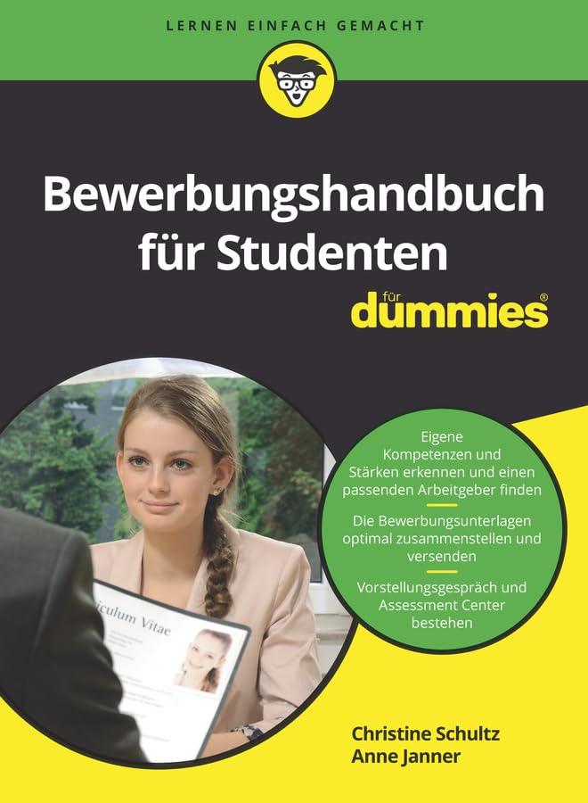Bewerbungshandbuch für Studenten für Dummies Business, Finance & Career