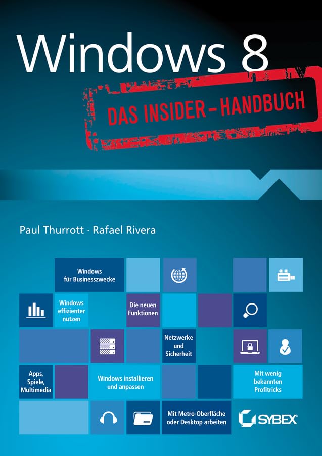 Product Image: Windows 8. Das Insider-Handbuch