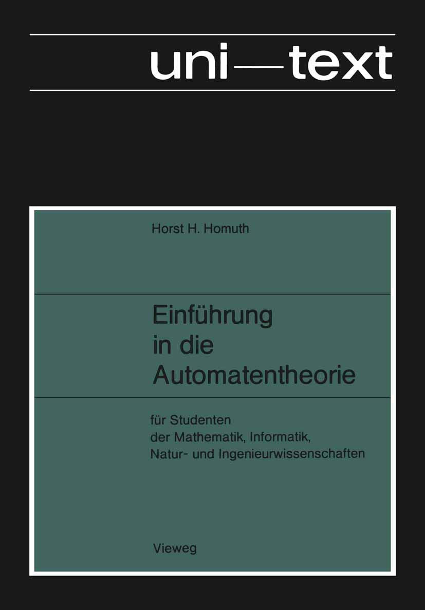 Einführung in die Automatentheorie Computer Science
