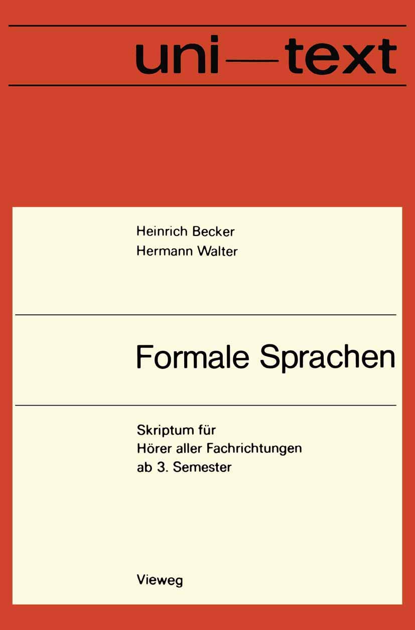 Formale Sprachen book