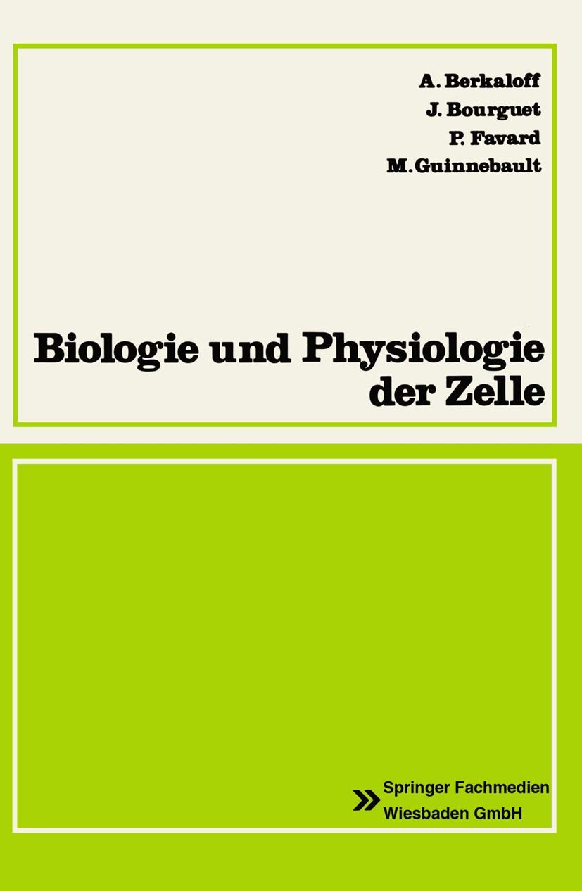Biologie und Physiologie der Zelle (Reihe Biologie) (German Edition) Mathematics