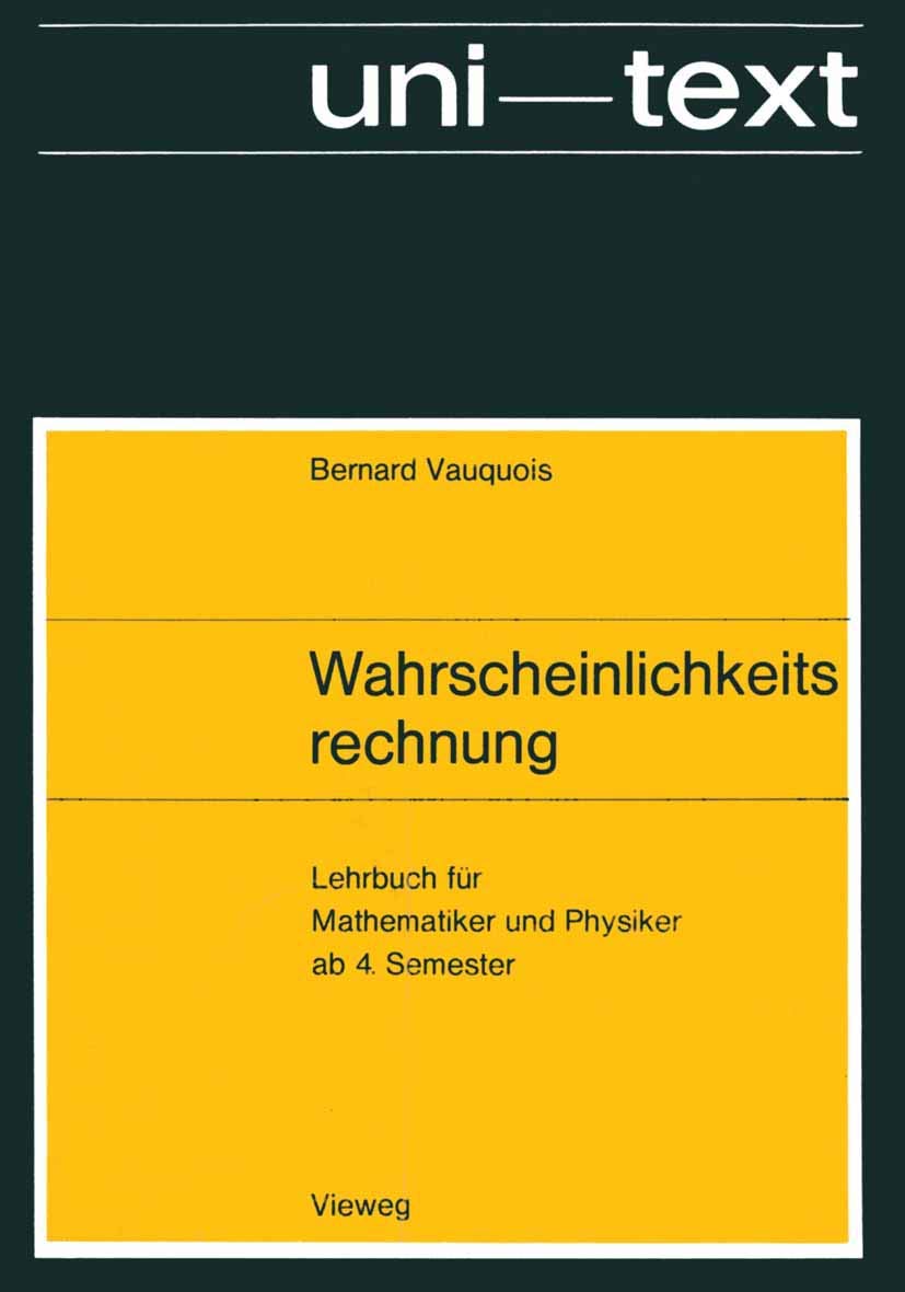 Wahrscheinlichkeitsrechnung Mathematics
