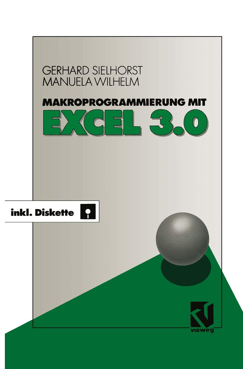 Makroprogrammierung mit Excel 3.0 Computer Science