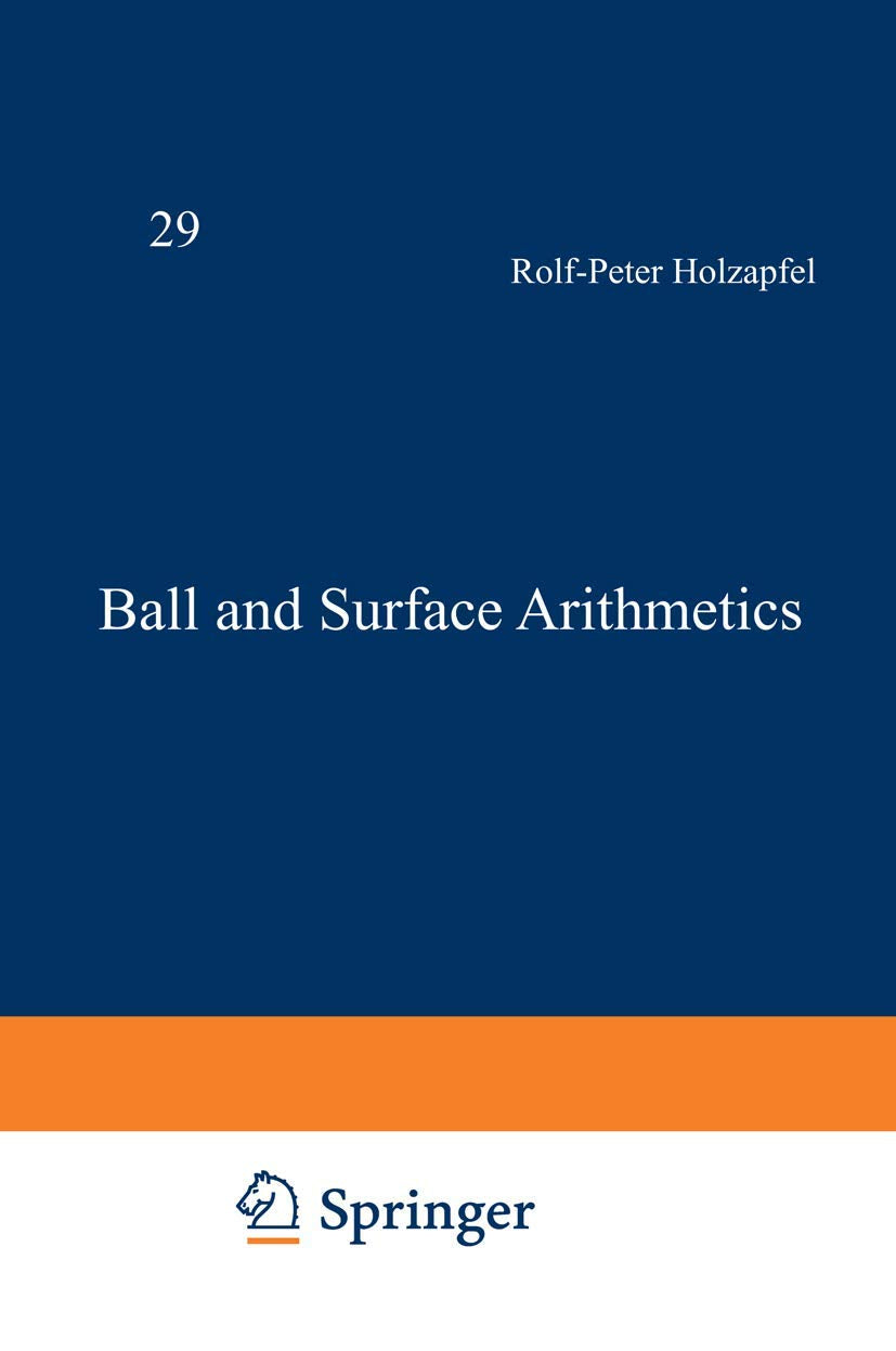 Ball and Surface Arithmetics (Aspects of Mathematics, 29, Band 29) Media & Communication
