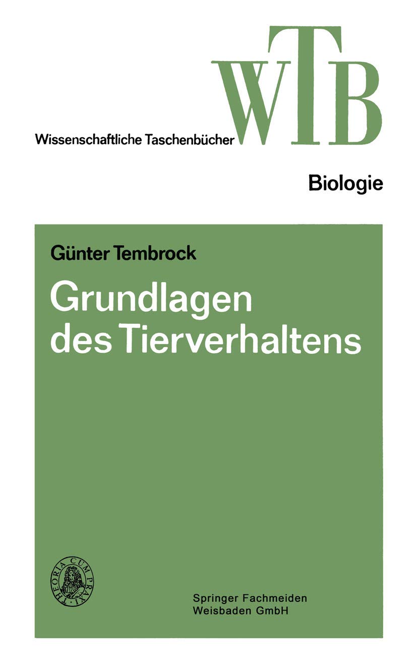 Grundlagen des Tierverhaltens book