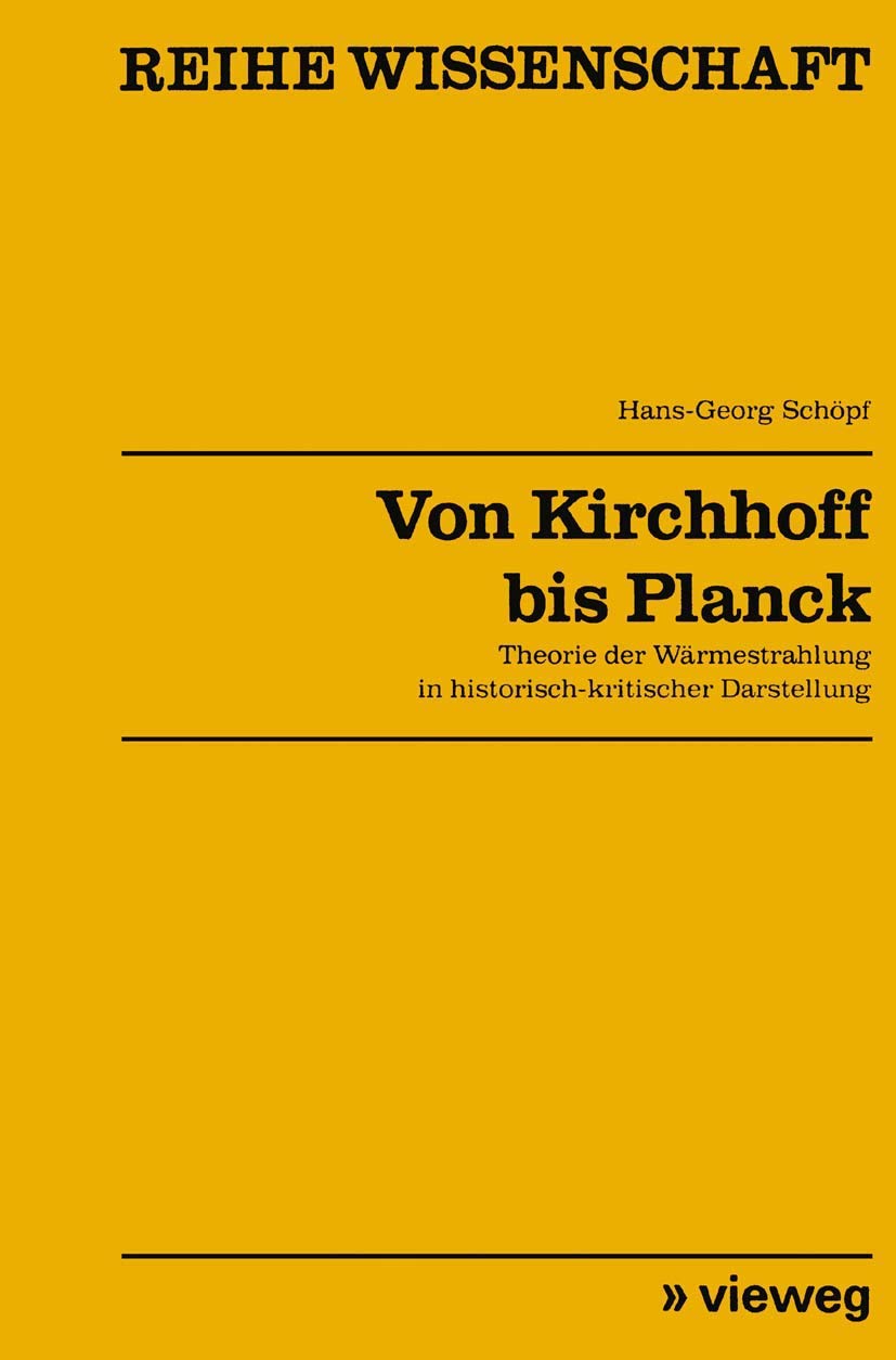 Product Image: Von Kirchhoff bis Planck