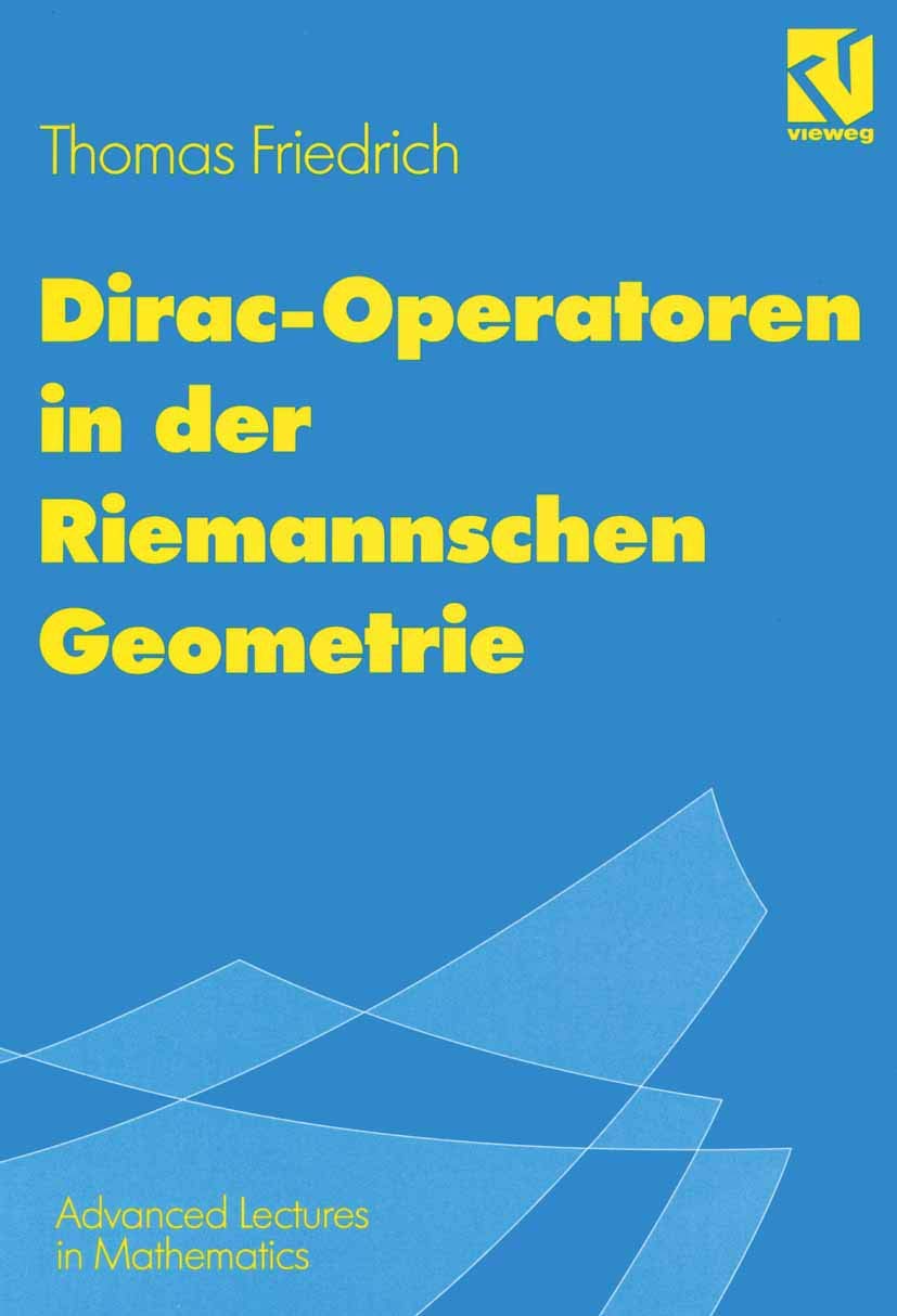 Product Image: Dirac-Operatoren in der Riemannschen Geometrie