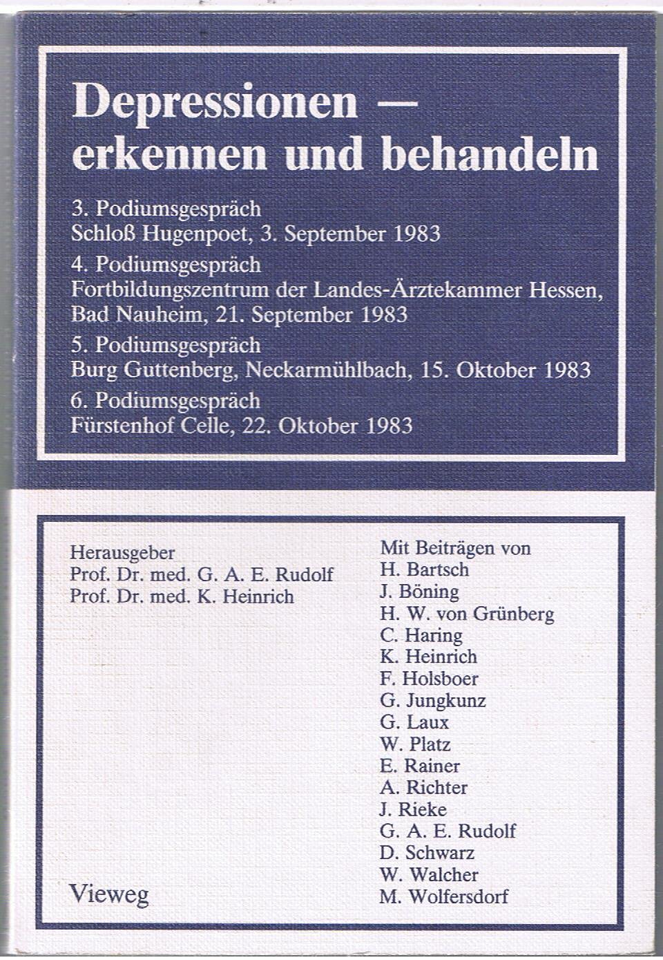 3. Podiumsgespräch Depressionen, erkennen und Behandeln Health, Nutrition & Fitness
