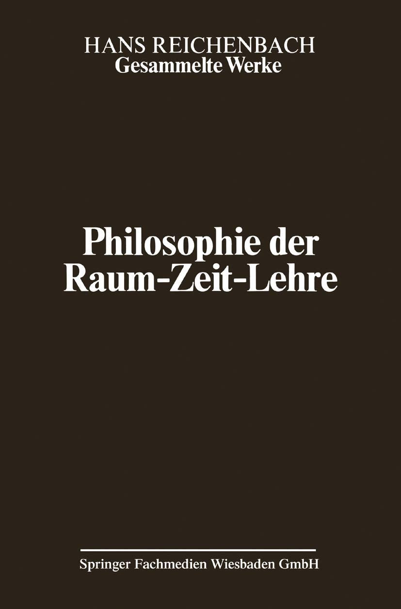 Philosophie der Raum-Zeit-Lehre book