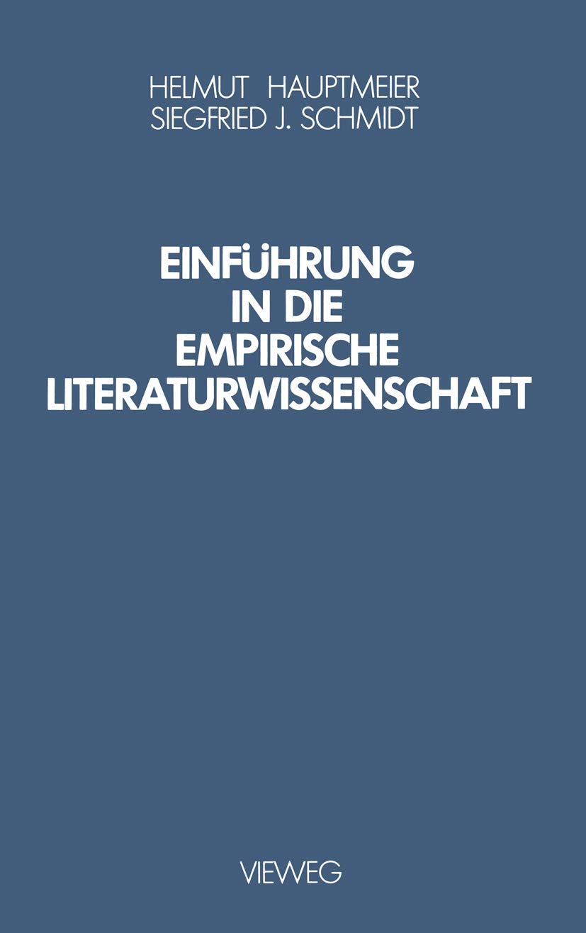 Einführung in die Empirische Literaturwissenschaft Media & Communication