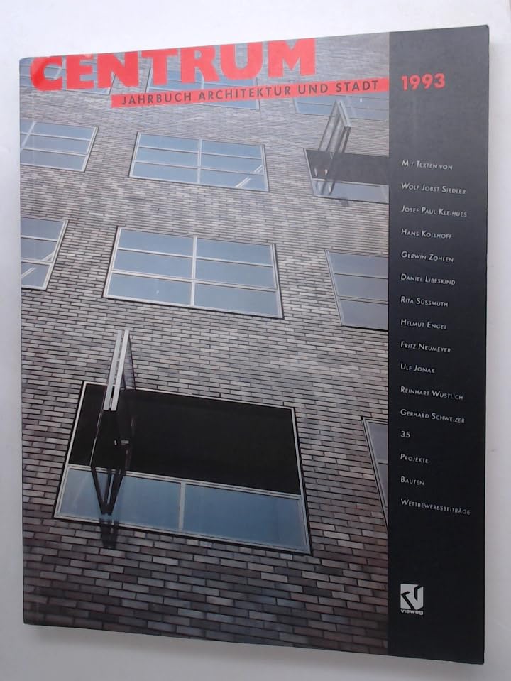 Jahrbuch Architektur und Stadt 1993. Centrum Books