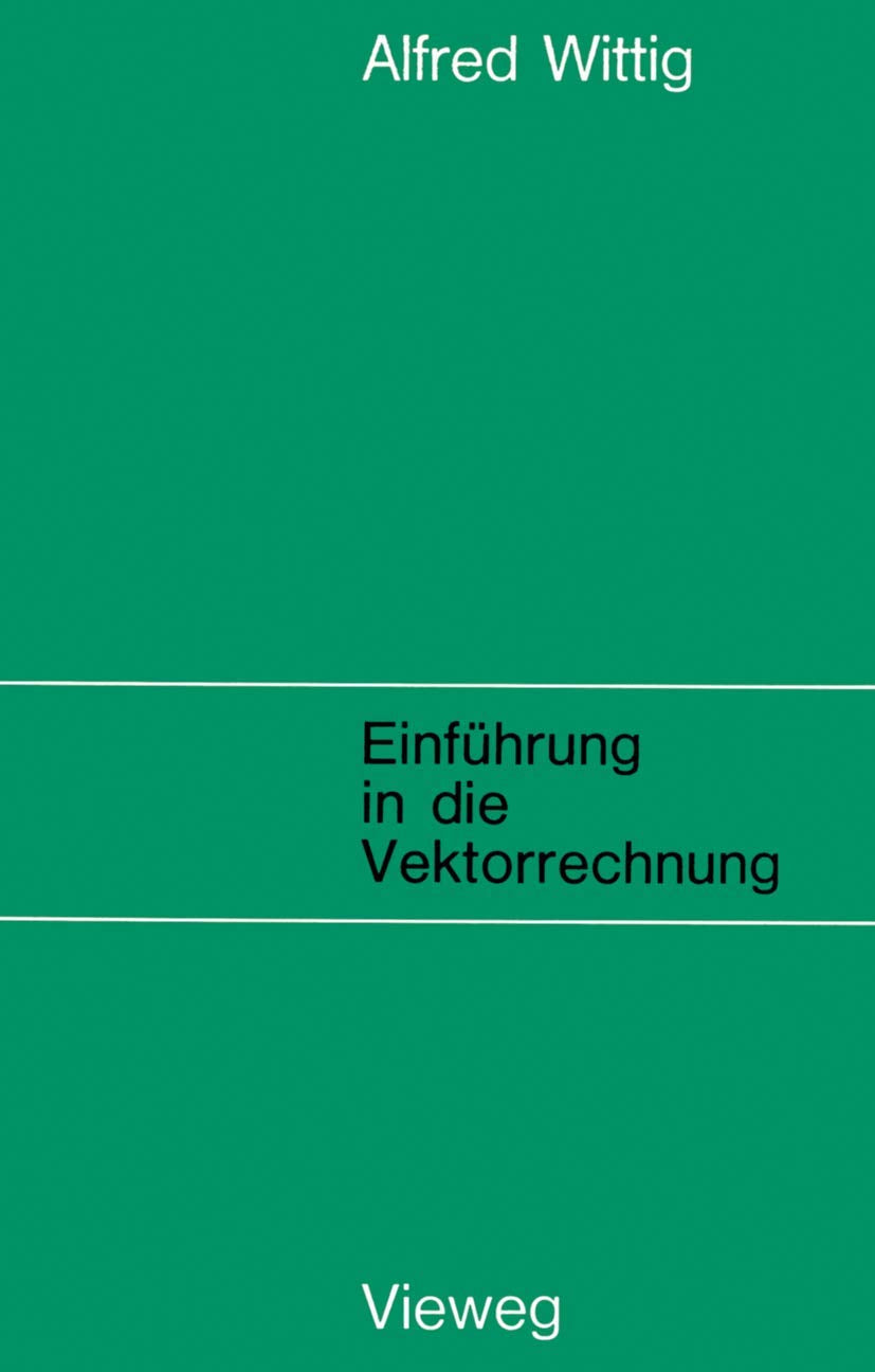 Einführung in die Vektorrechnung Mathematics