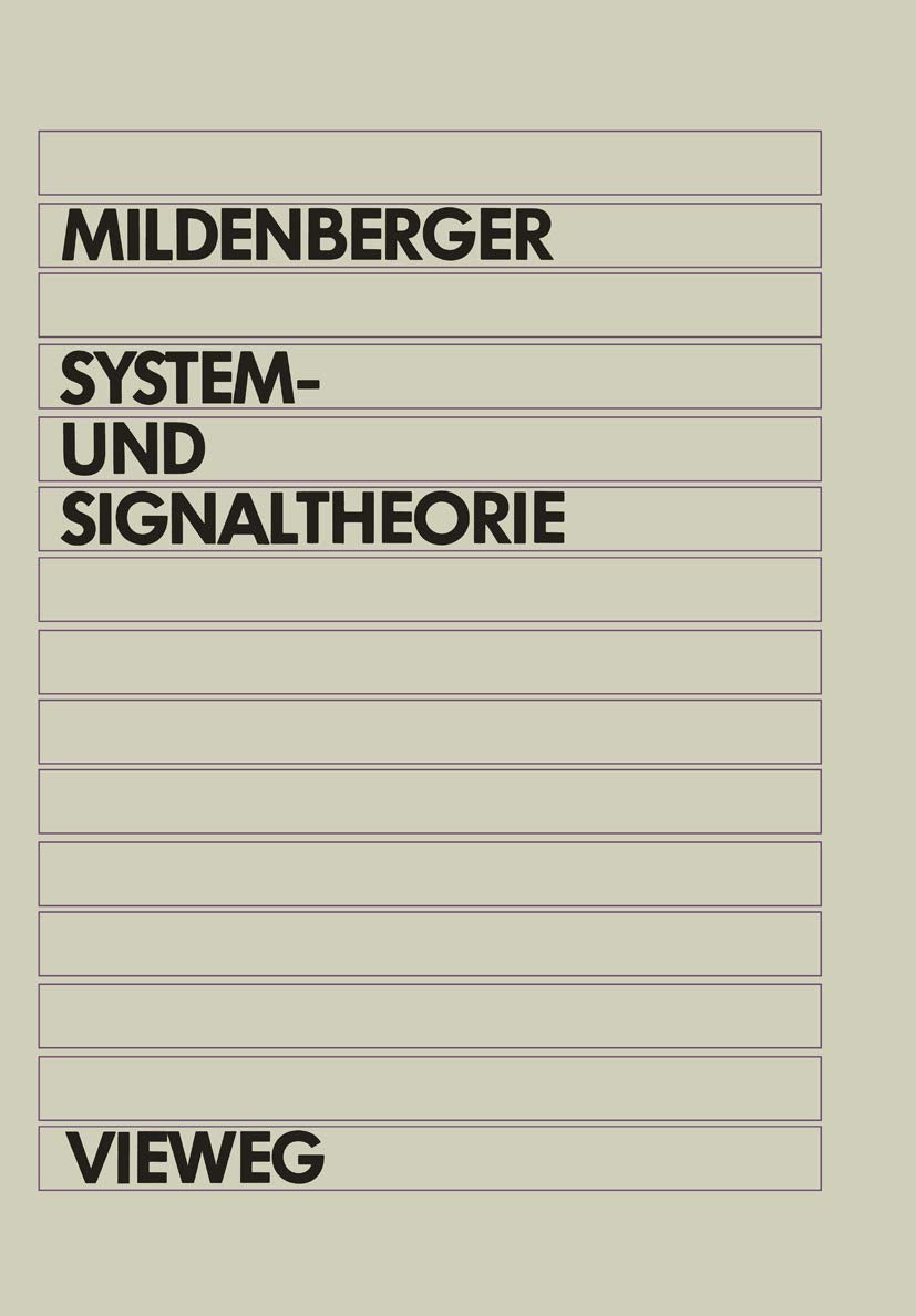System- und Signaltheorie book
