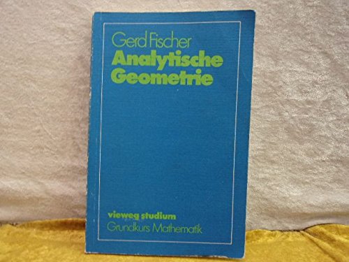 Analytische Geometrie. Books