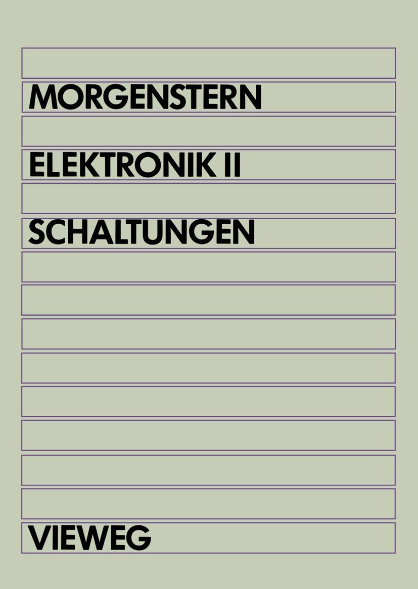 Elektronik: Band II: Schaltungen (German Edition) Media & Communication