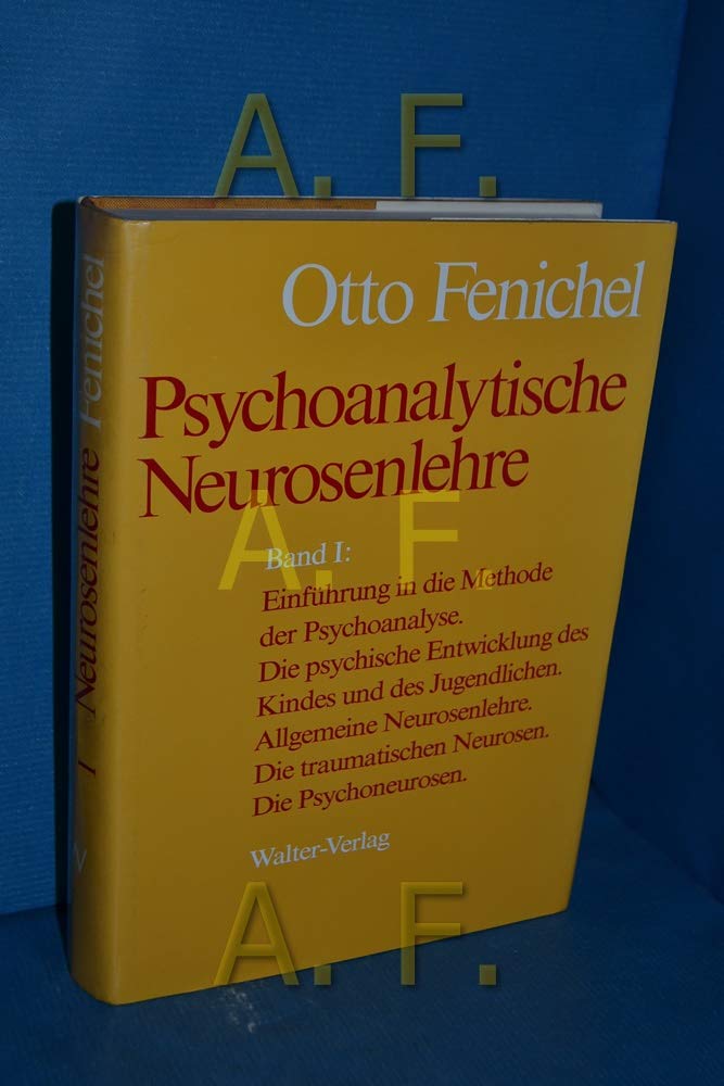 Psychoanalytische Neurosenlehre I Medicine