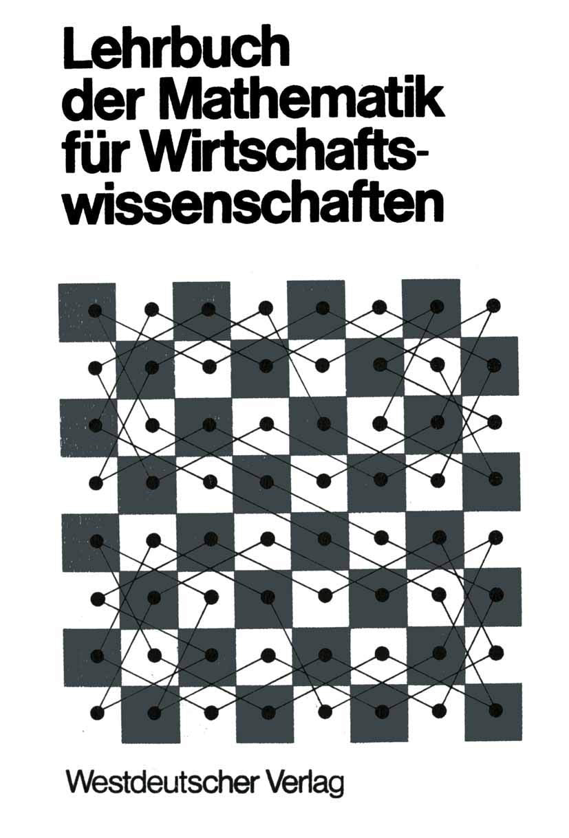 Lehrbuch der Mathematik für Wirtschaftswissenschaften Law