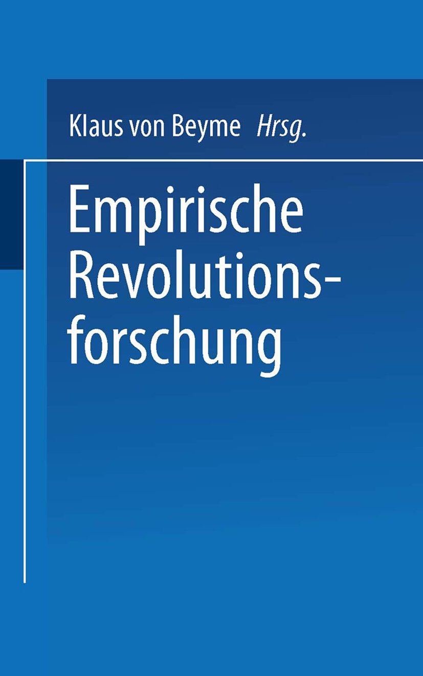 Empirische Revolutionsforschung (Universitätstaschenbücher) (German Edition) Law