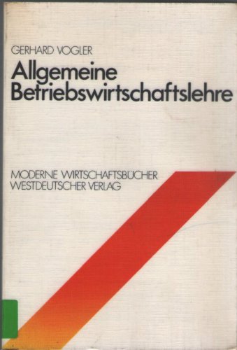 Allgemeine Betriebswirtschaftslehre Books