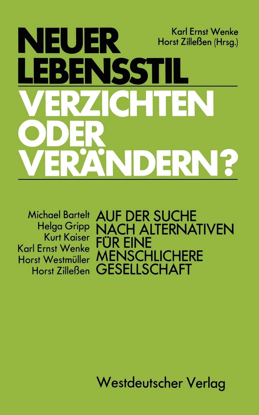 Product Image: Neuer Lebensstil - verzichten oder verändern?