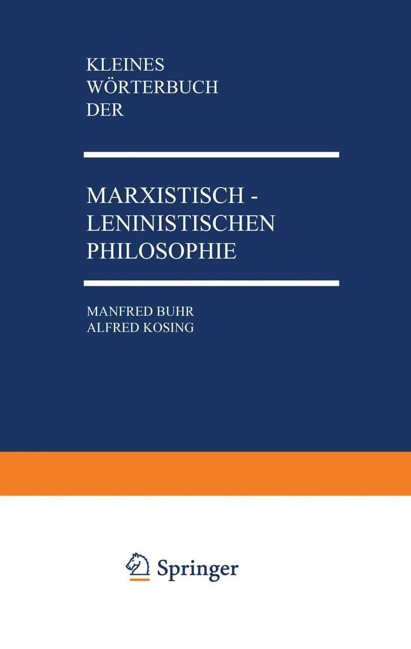 Kleines Wörterbuch der Marxistisch-Leninistischen Philosophie Law