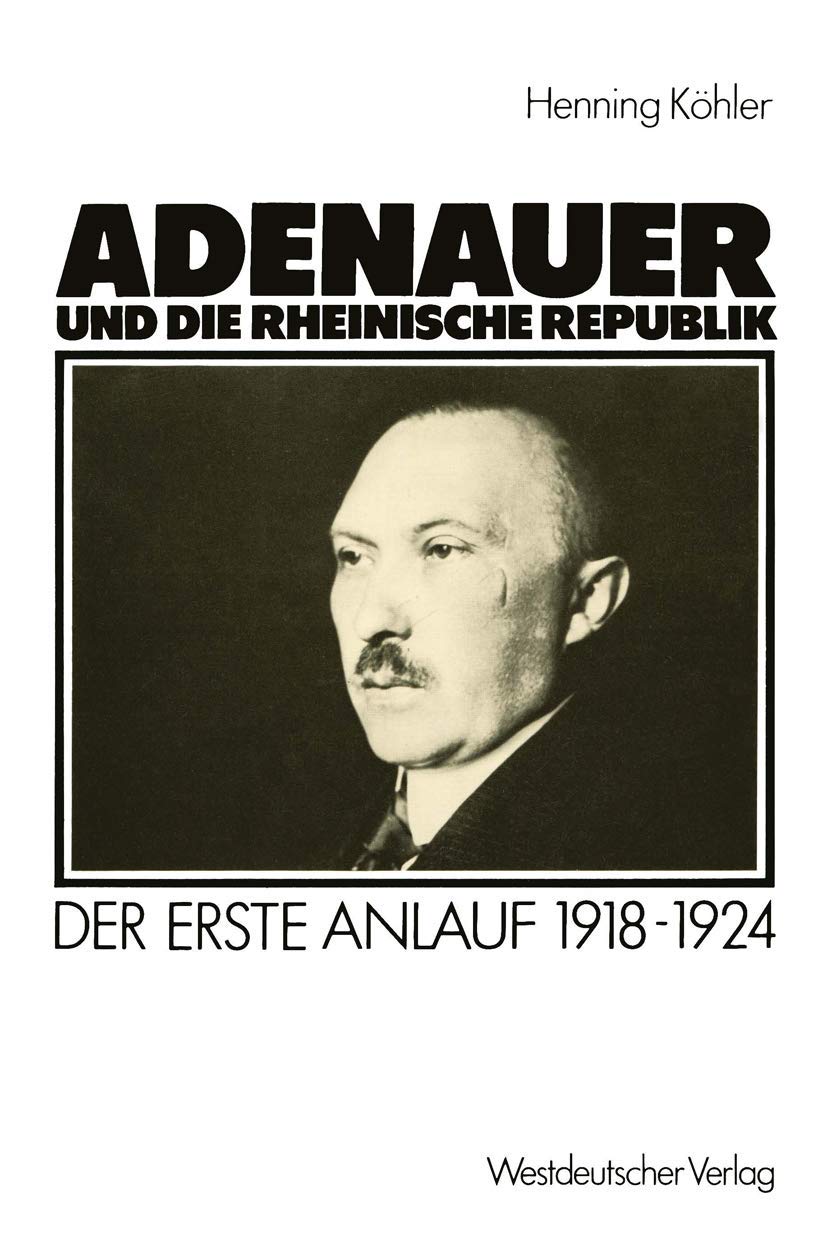 Adenauer und die rheinische Republik Law