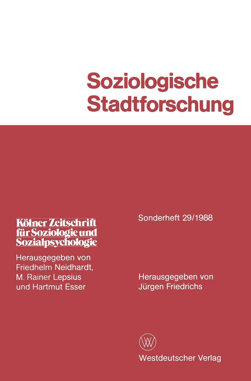 Soziologische Stadtforschung Law