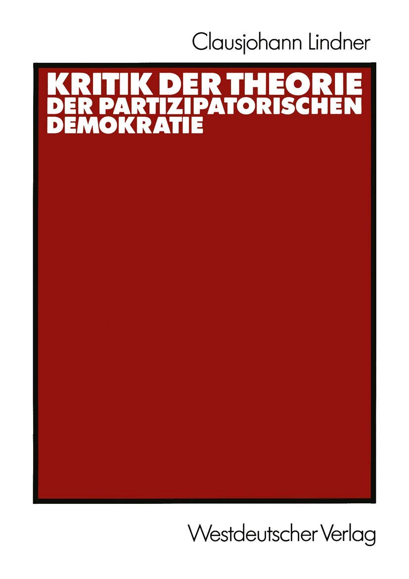 Kritik der Theorie der partizipatorischen Demokratie Law