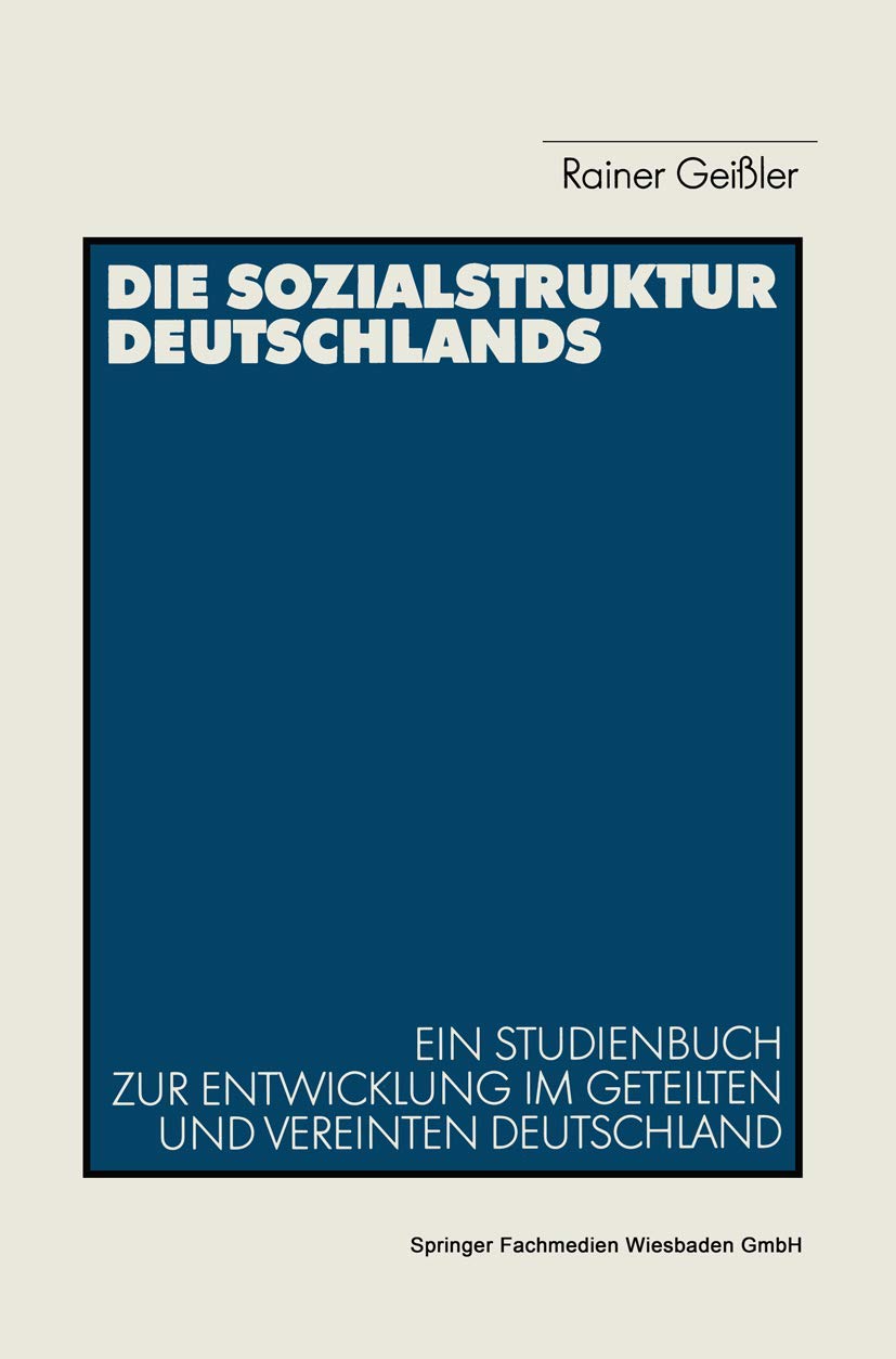 Die Sozialstruktur Deutschlands Law