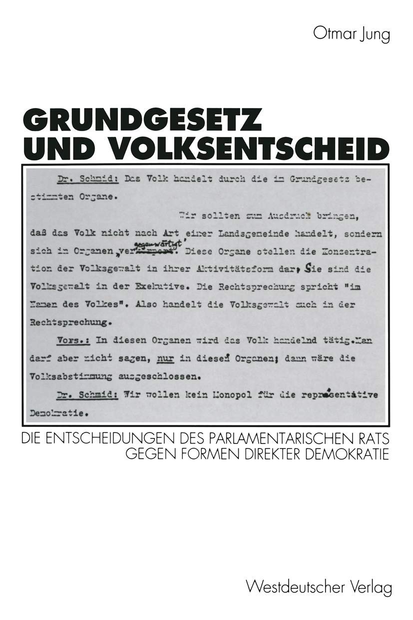Grundgesetz und Volksentscheid book