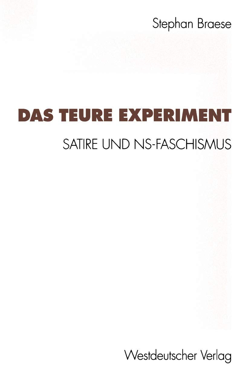 Das teure Experiment Law Books