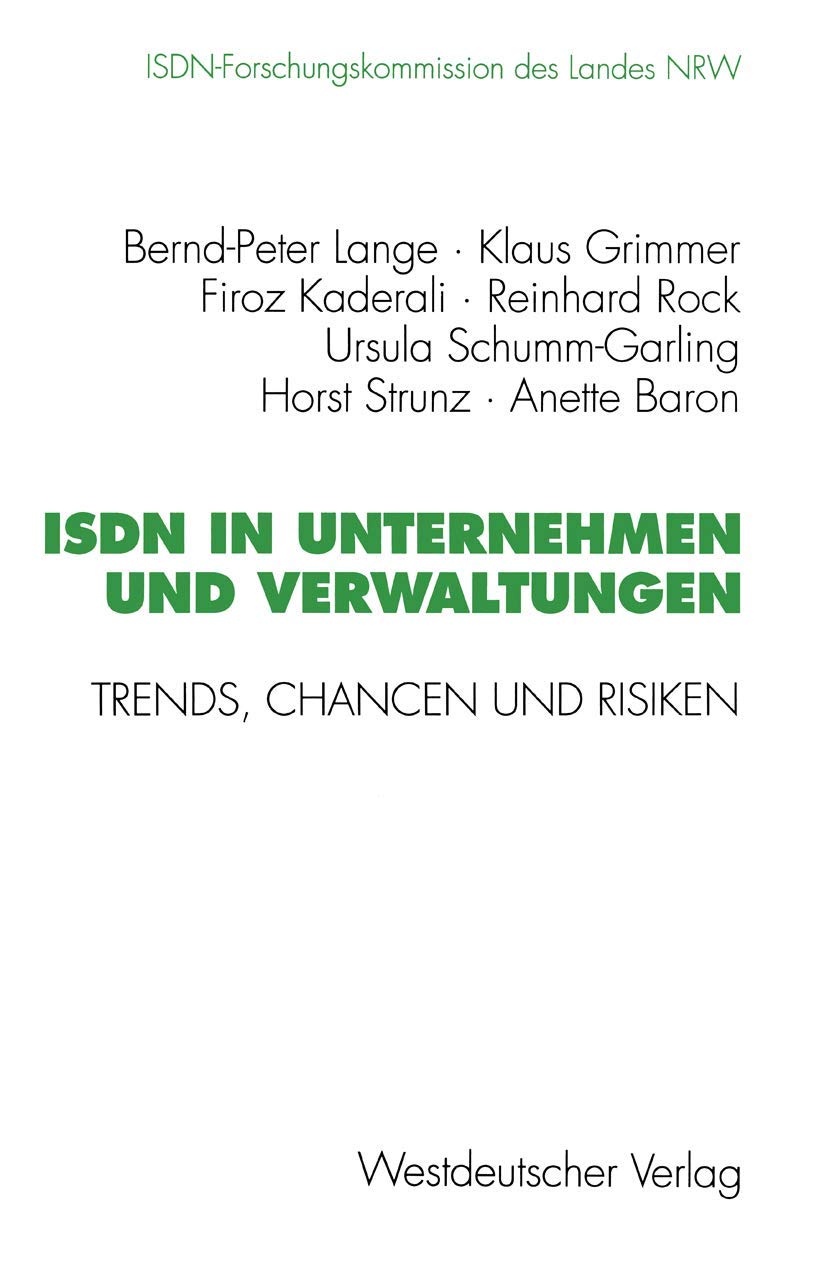 ISDN in Unternehmen und Verwaltungen Law