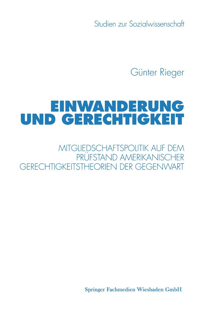 Product Image: Einwanderung und Gerechtigkeit