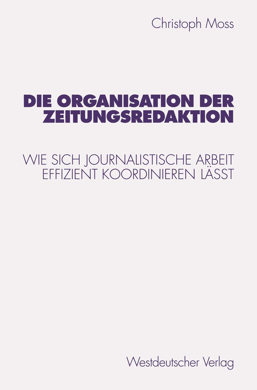Die Organisation der Zeitungsredaktion Law