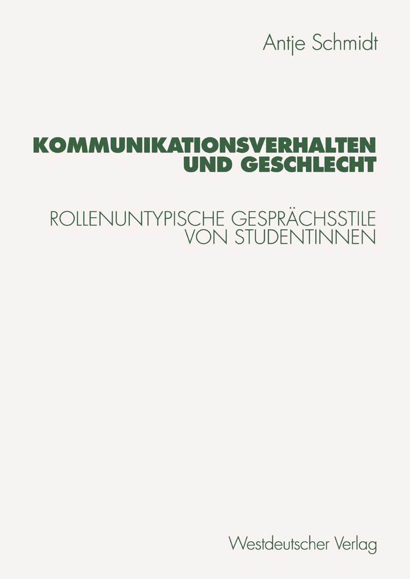 Kommunikationsverhalten und Geschlecht Law