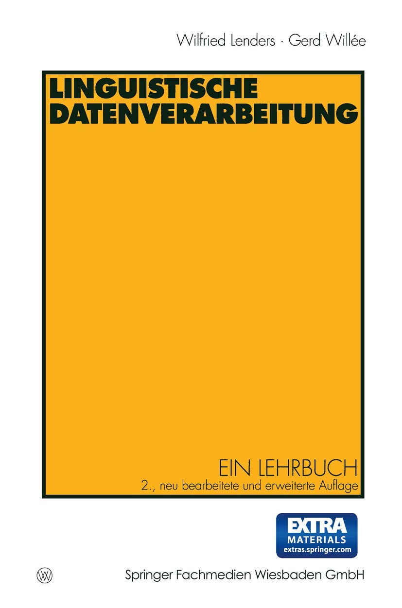 Linguistische Datenverarbeitung: Ein Lehrbuch Law